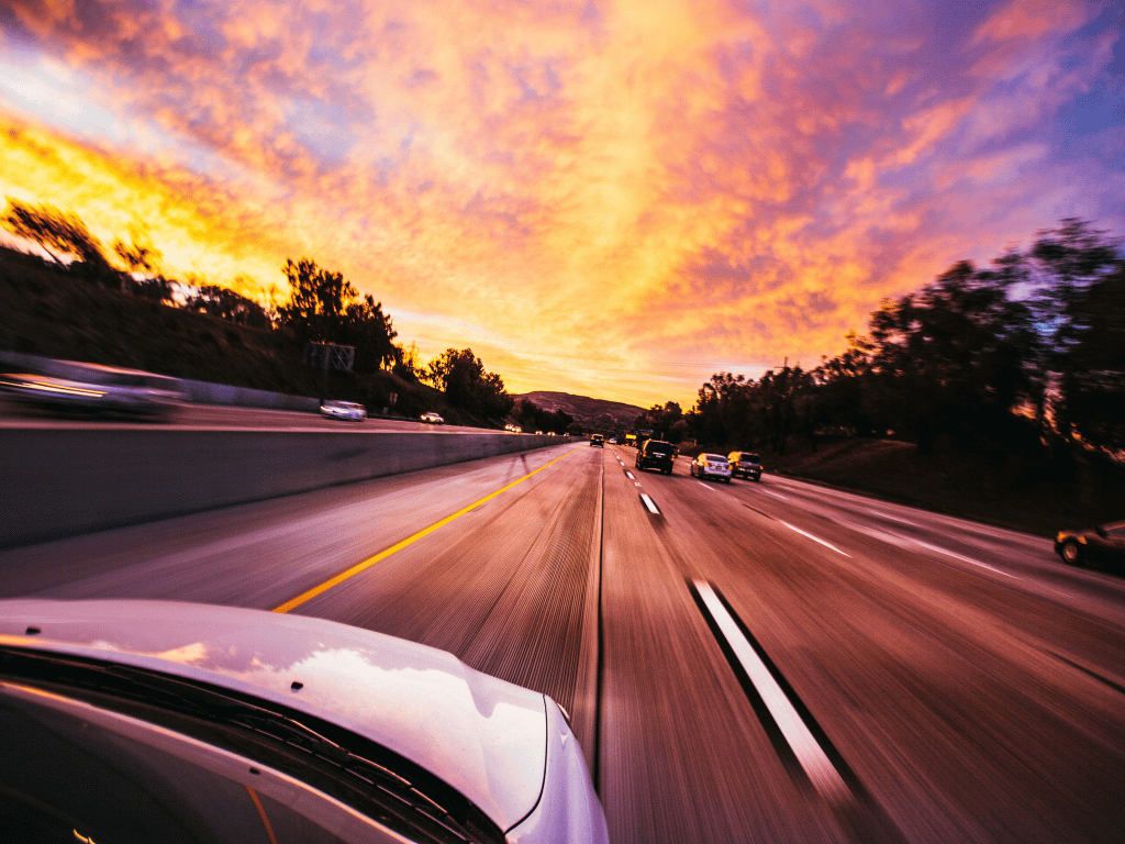 Smooth, winding road — a symbol of completed vehicles after expert collision repair.